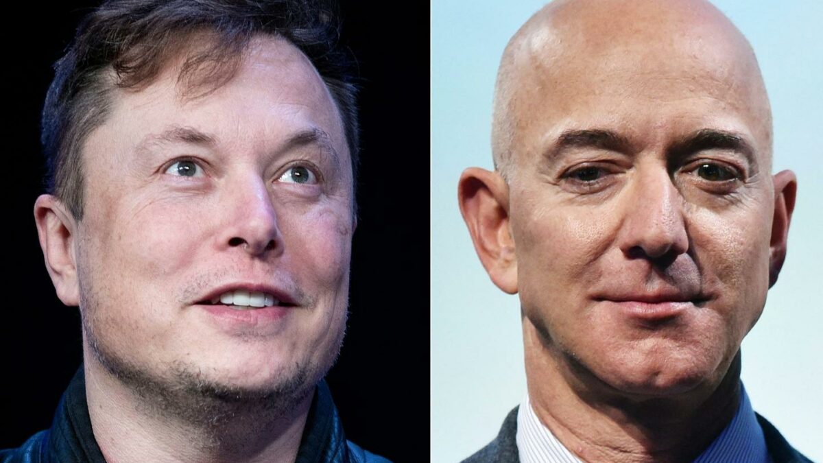 Split image of two men