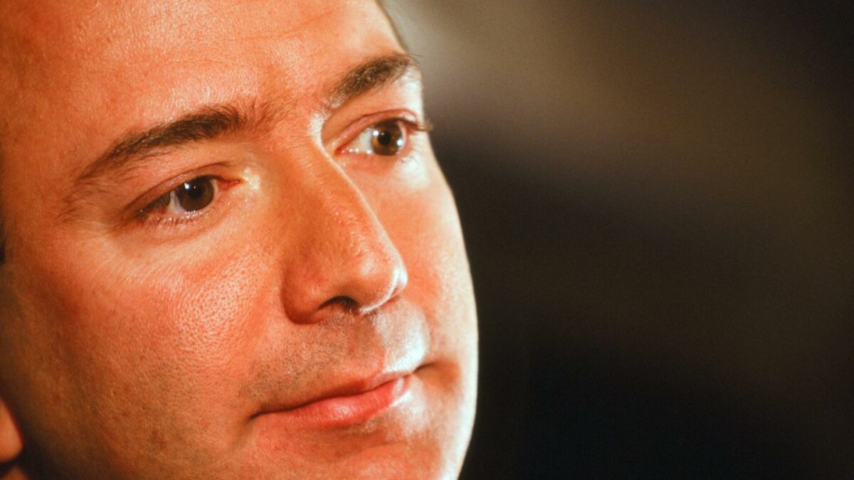 A close-up of Jeff Bezos