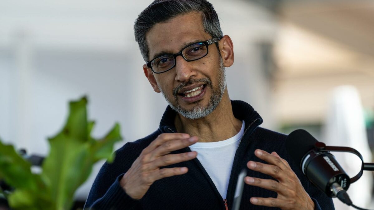 Alphabet CEO Sundar Pichai