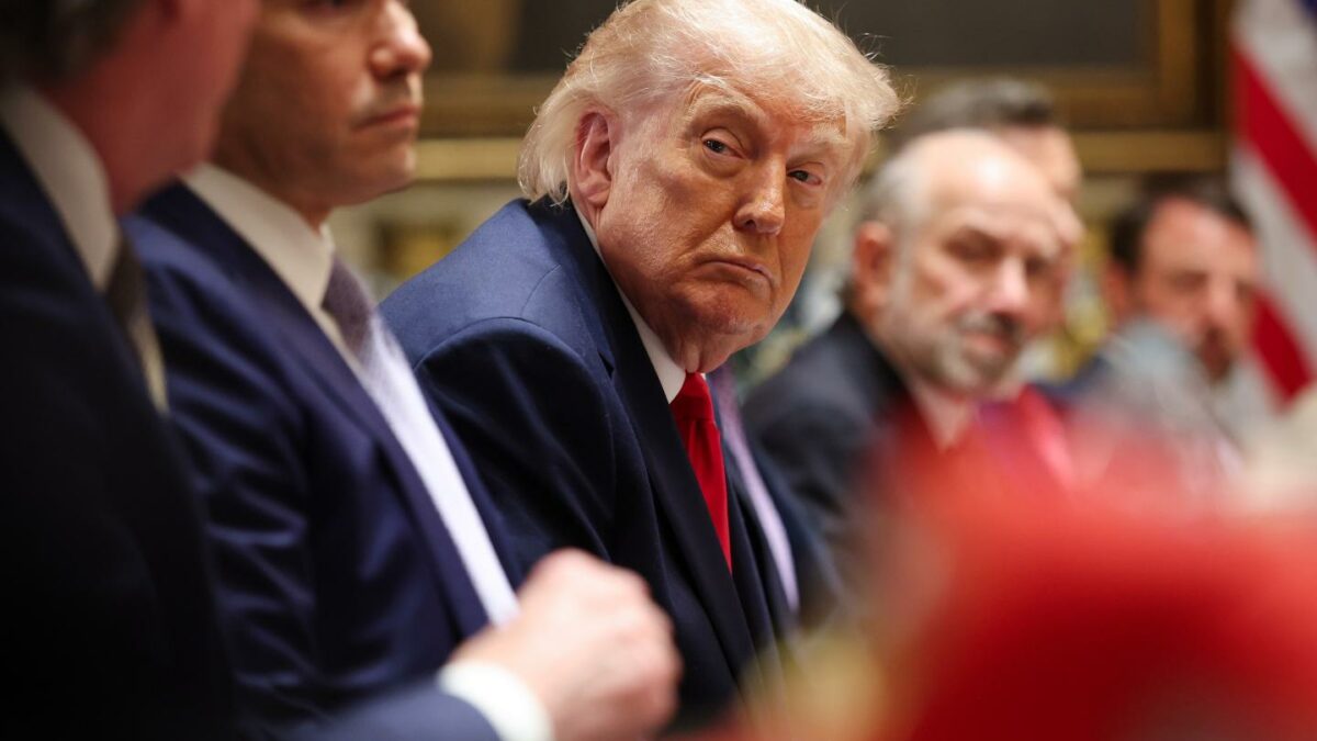 President Donald Trump at a meeting in the Cabinet Room of the White House on May 27, 2026.