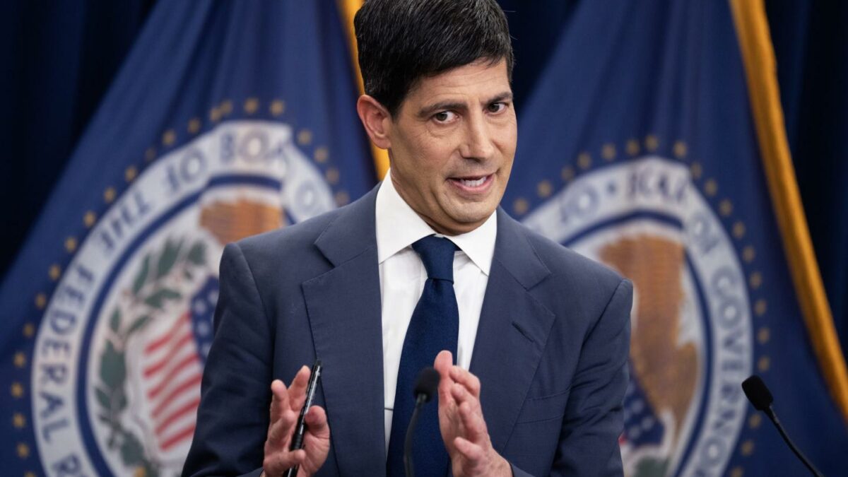 Federal Reserve Chairman Kevin Warsh conducts a news conference after a meeting of the Federal Open Market Committee on Wednesday, June 17, 2026.