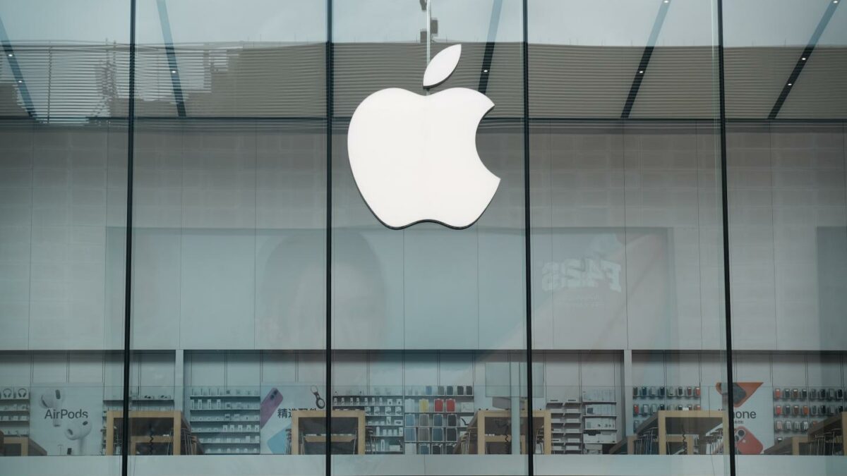 An Apple flagship store