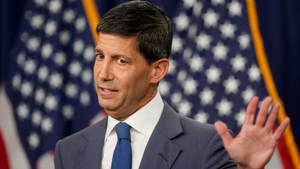 Kevin Warsh, chairman of the U.S. Federal Reserve, at a news conference, July 29, 2026.