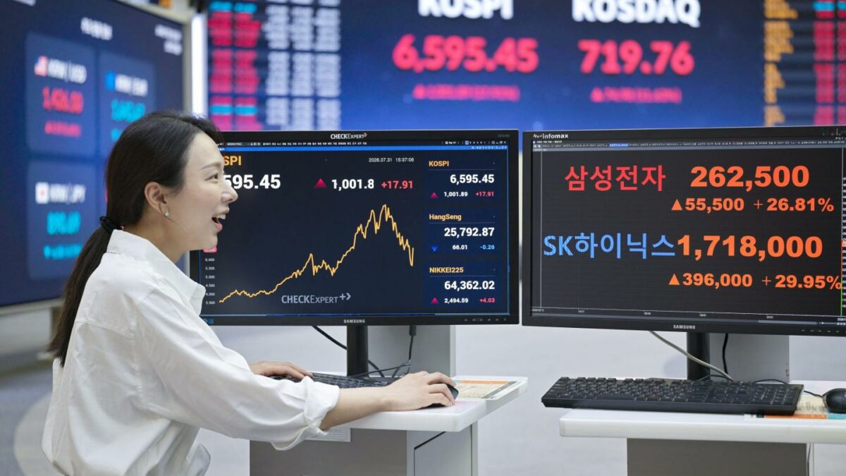 Markets signal investors are back in buying mode again after Kospi’s record surge, while Trump gives peace a chance with latest Iran reversal