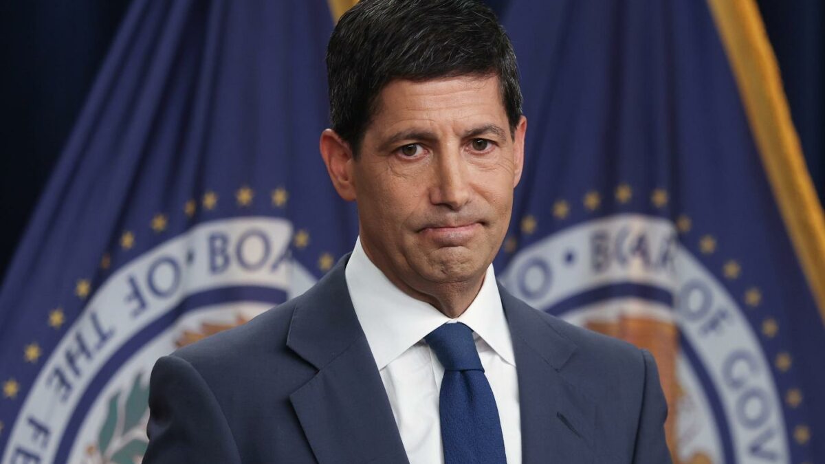 Federal Reserve Chair Kevin Warsh speaks during a news conference at Federal Reserve Headquarters.
