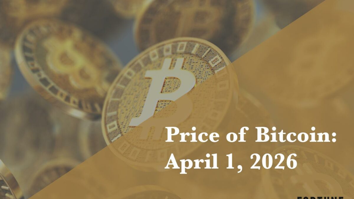 Current price of Bitcoin for April 1, 2026