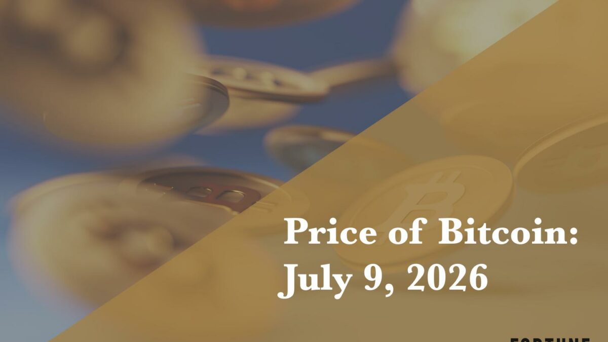 Current price of Bitcoin for July 9, 2026