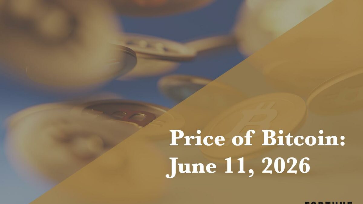 Current price of Bitcoin for June 11, 2026