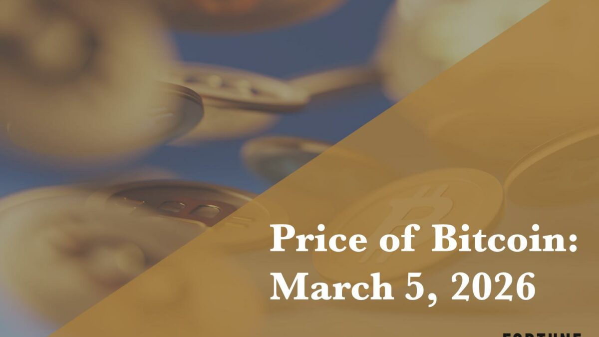 Current price of Bitcoin for March 5, 2026