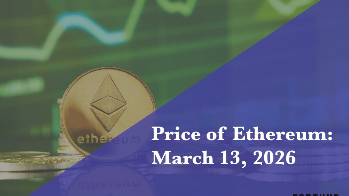 Current price of Ethereum for March 13, 2026