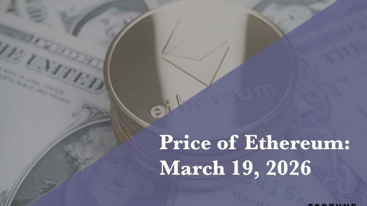 Current price of Ethereum for March 19, 2026