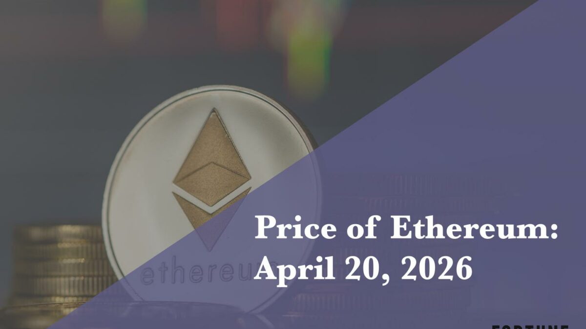 Current price of Ethereum for April 20, 2026