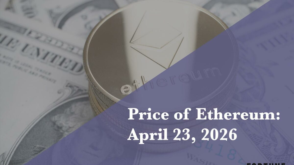 Current price of Ethereum for April 23, 2026