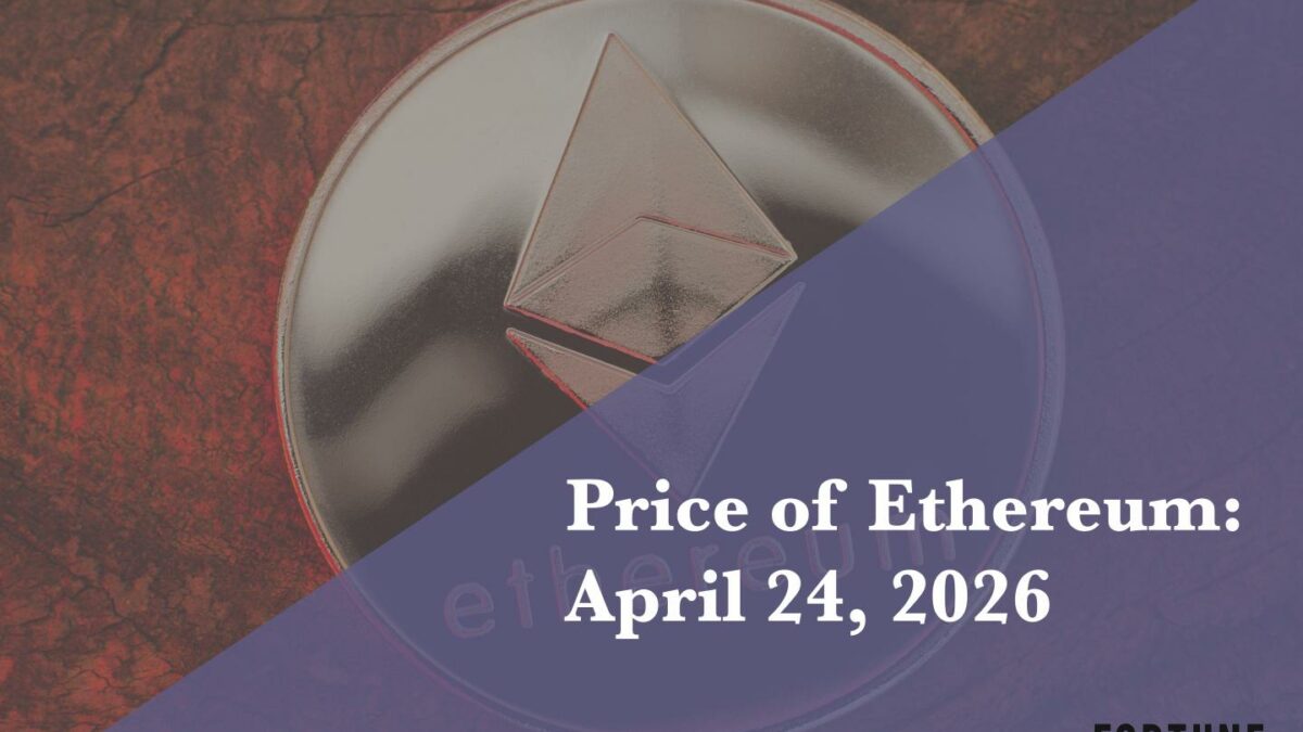 Current price of Ethereum for April 24, 2026