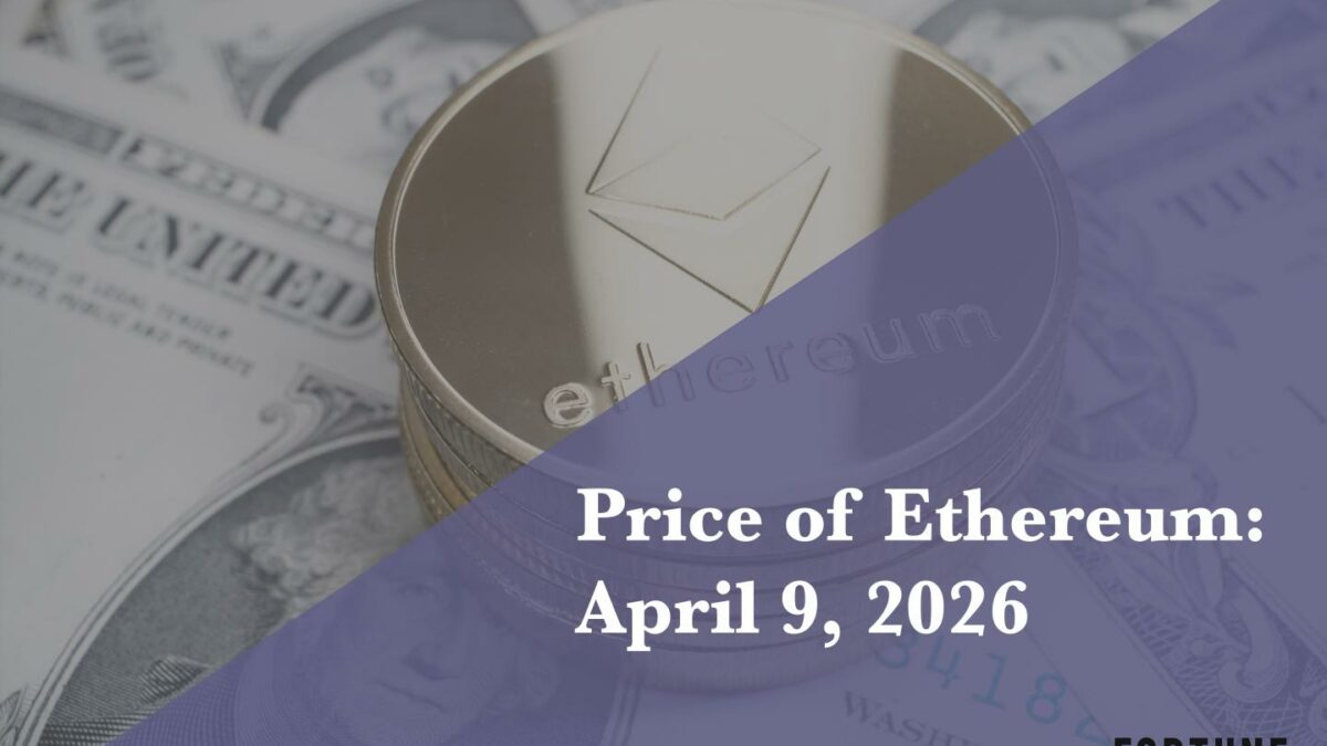 Current price of Ethereum for April 9, 2026