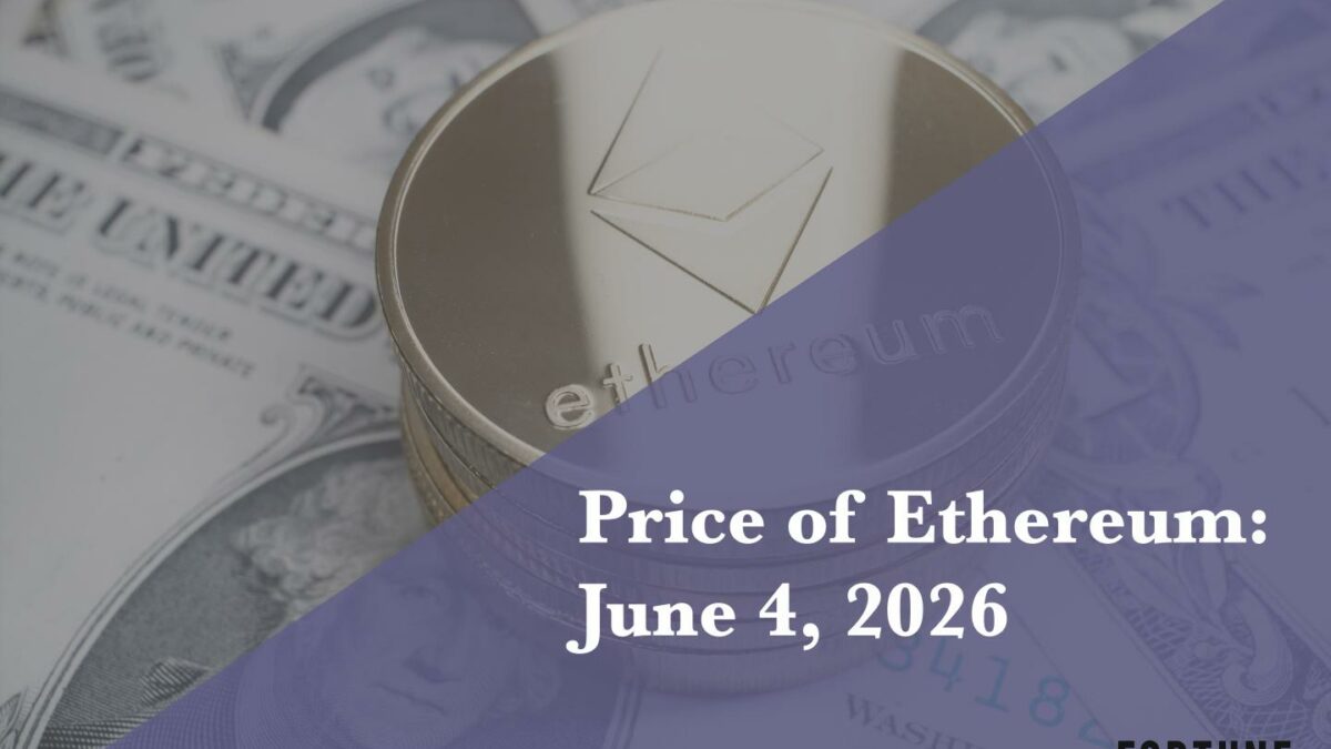 Current price of Ethereum for June 4, 2026