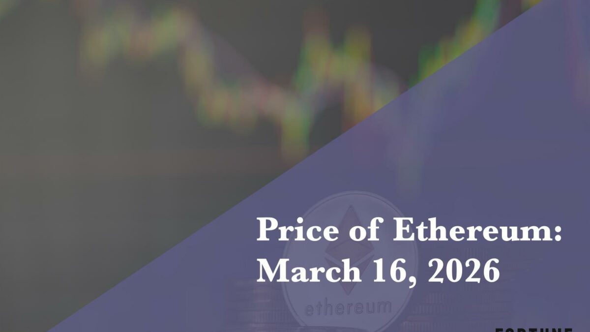 Current price of Ethereum for March 16, 2026
