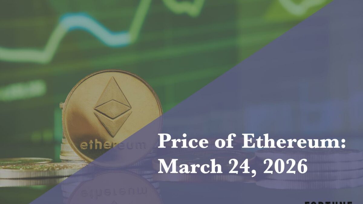 Current price of Ethereum for March 24, 2026