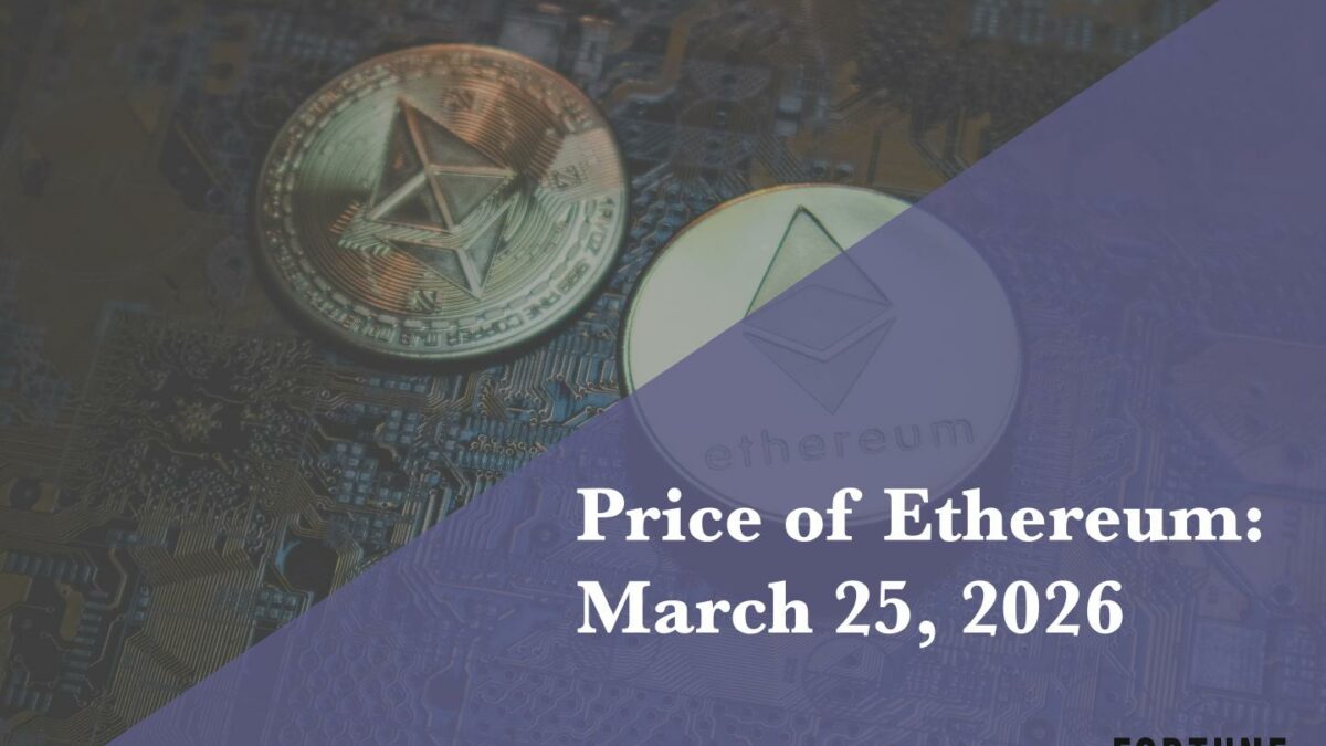Current price of Ethereum for March 25, 2026