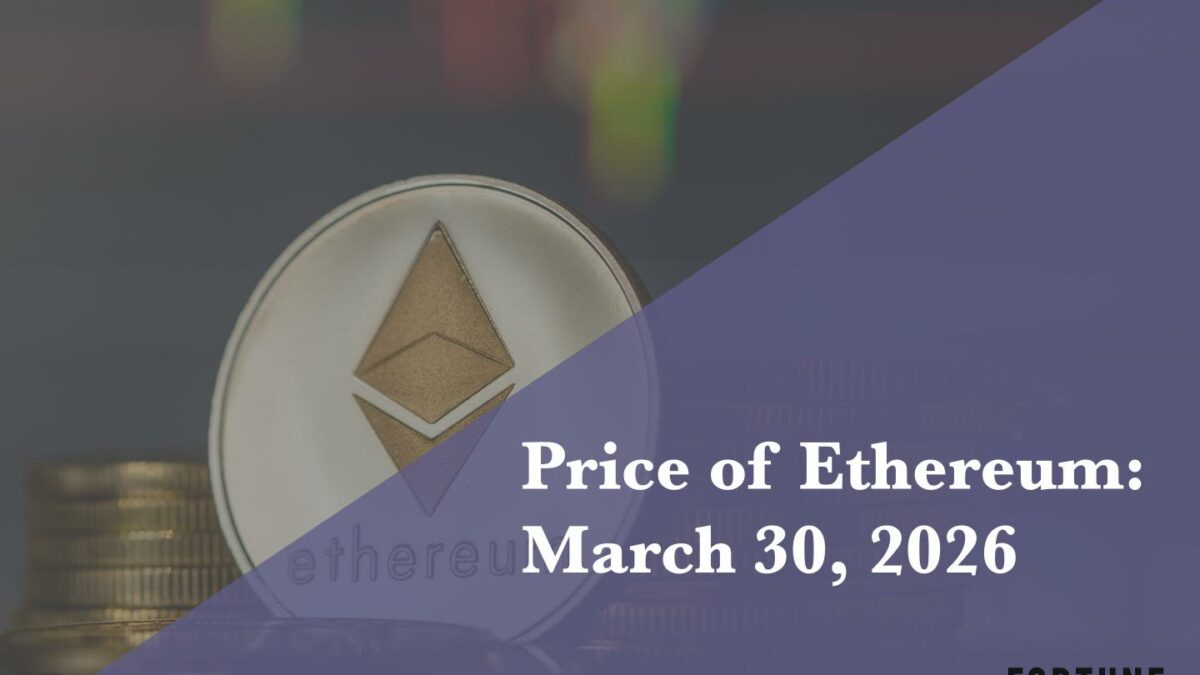 Current price of Ethereum for March 30, 2026