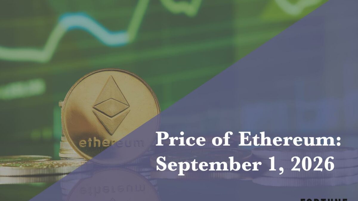 Current price of Ethereum for Sept. 1, 2026