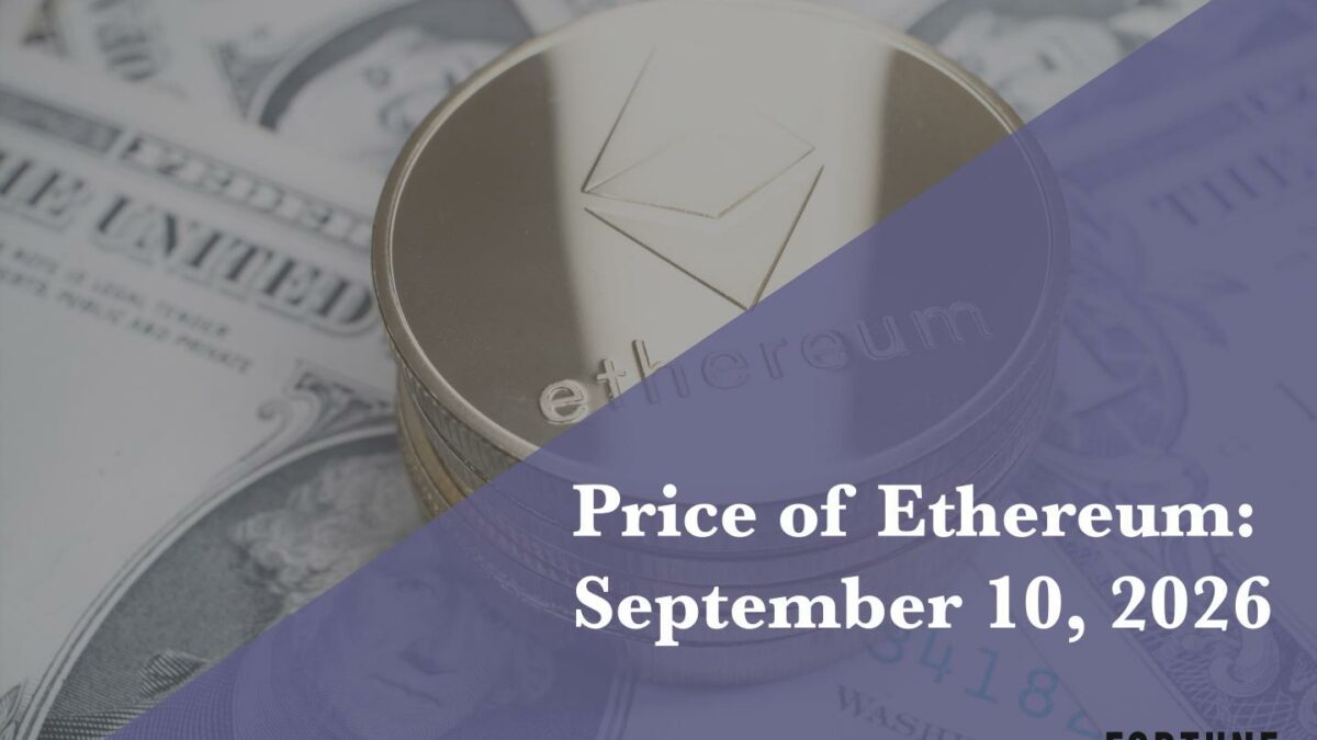 Current price of Ethereum for Sept. 10, 2026