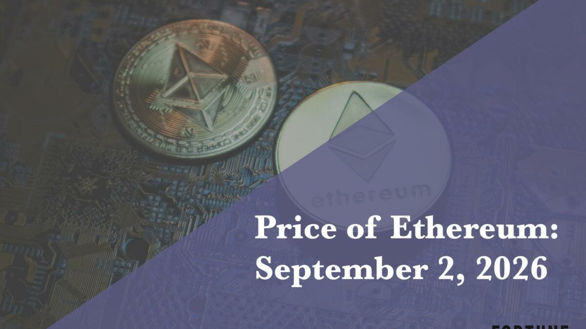 Current price of Ethereum for Sept. 2, 2026